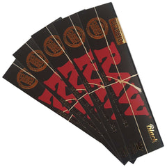 Raw Black Classic King Size Slims Rolling Papers 5Pcs