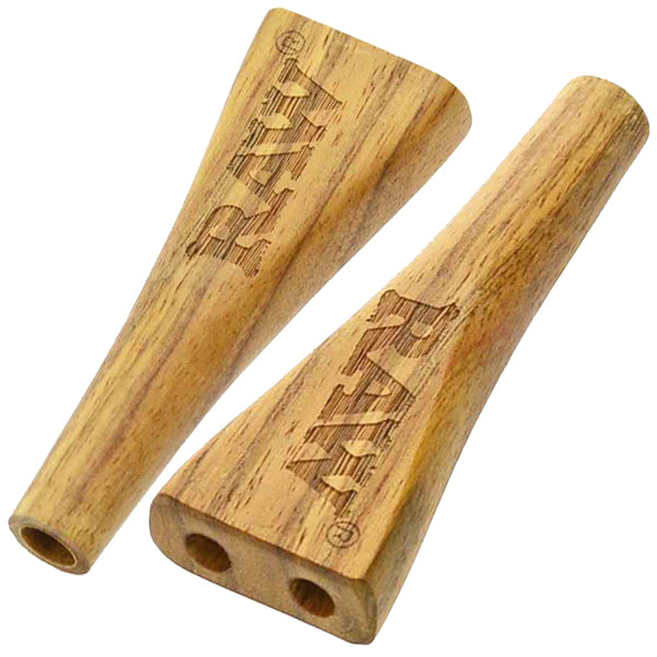 RAW Double Barrel King Size Wooden Cigarette Holder