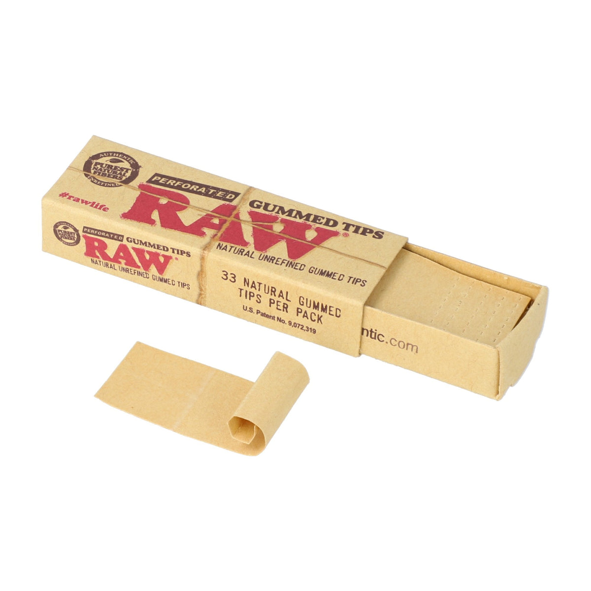 RAW Gummed Perforated Tips