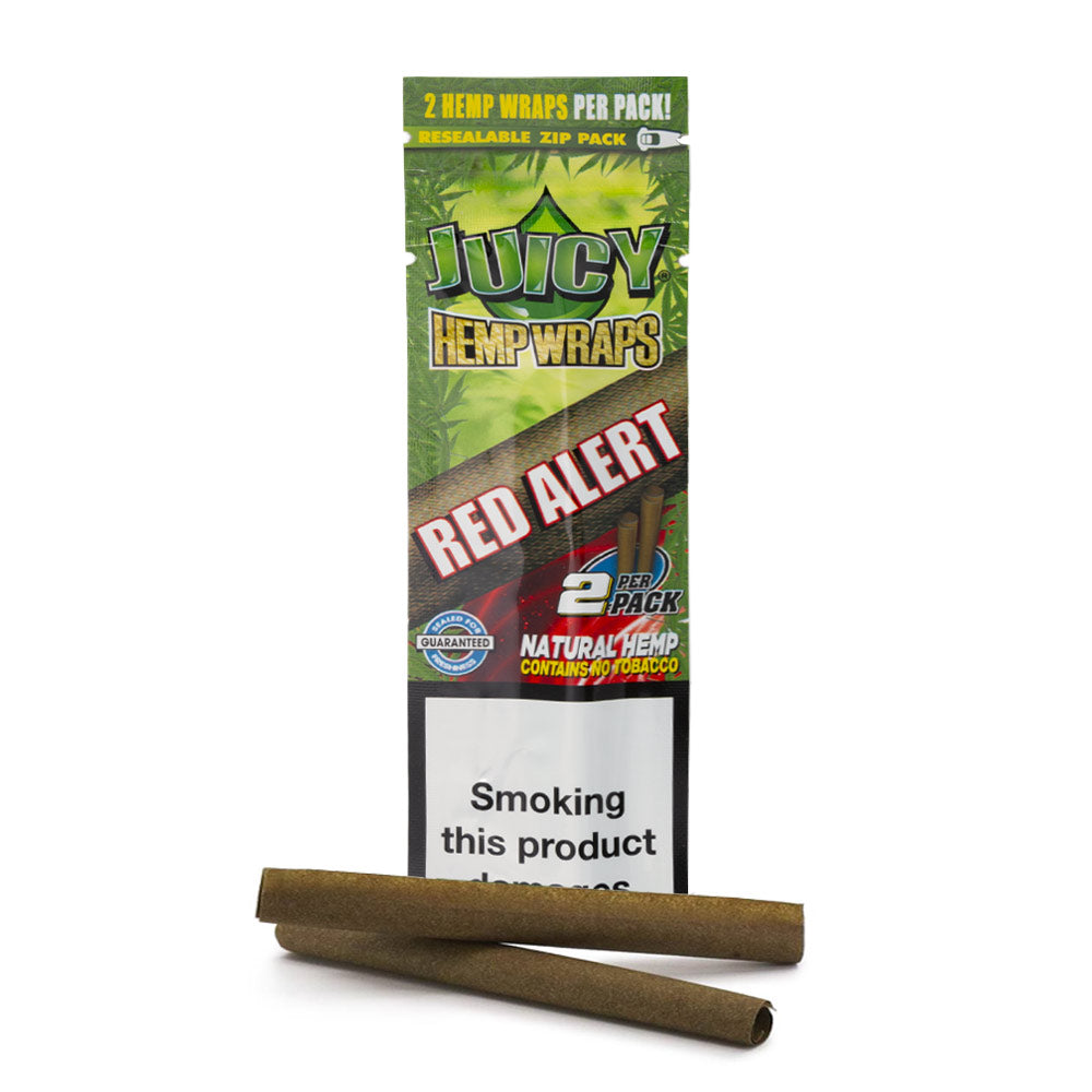 Red Alert Blunt By Jays Hemp Wraps Tobacco Free 1Pcs