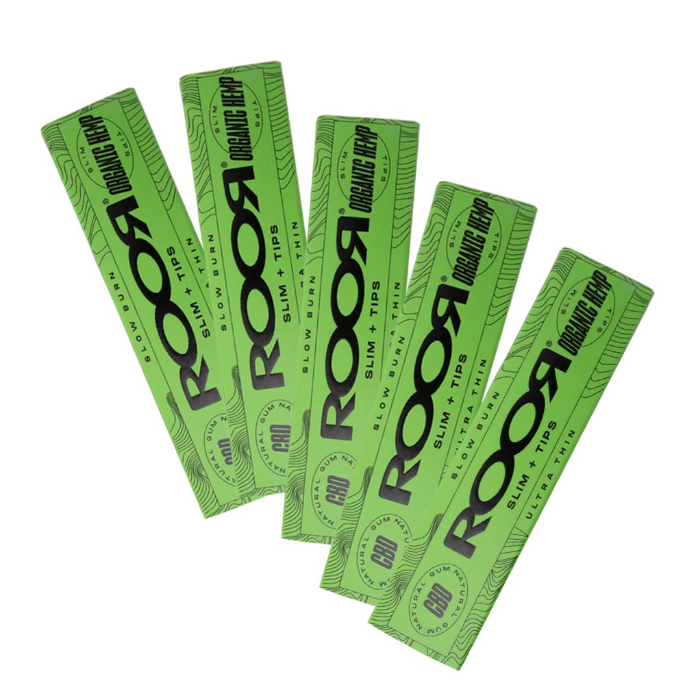 Roor Cbd Gum Organic Hemp Rolling Papers 5Pcs