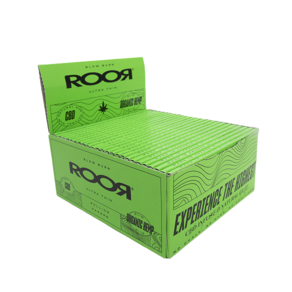 Roor Cbd Gum Organic Hemp Rolling Papers 50Pcs