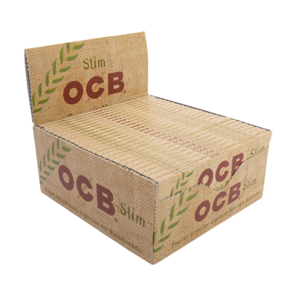 Ocb Organic Hemp King Size Slim Rolling Papers 50Pcs