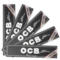 Ocb Premium King Size Slim Rolling Papers Tips 5Pcs