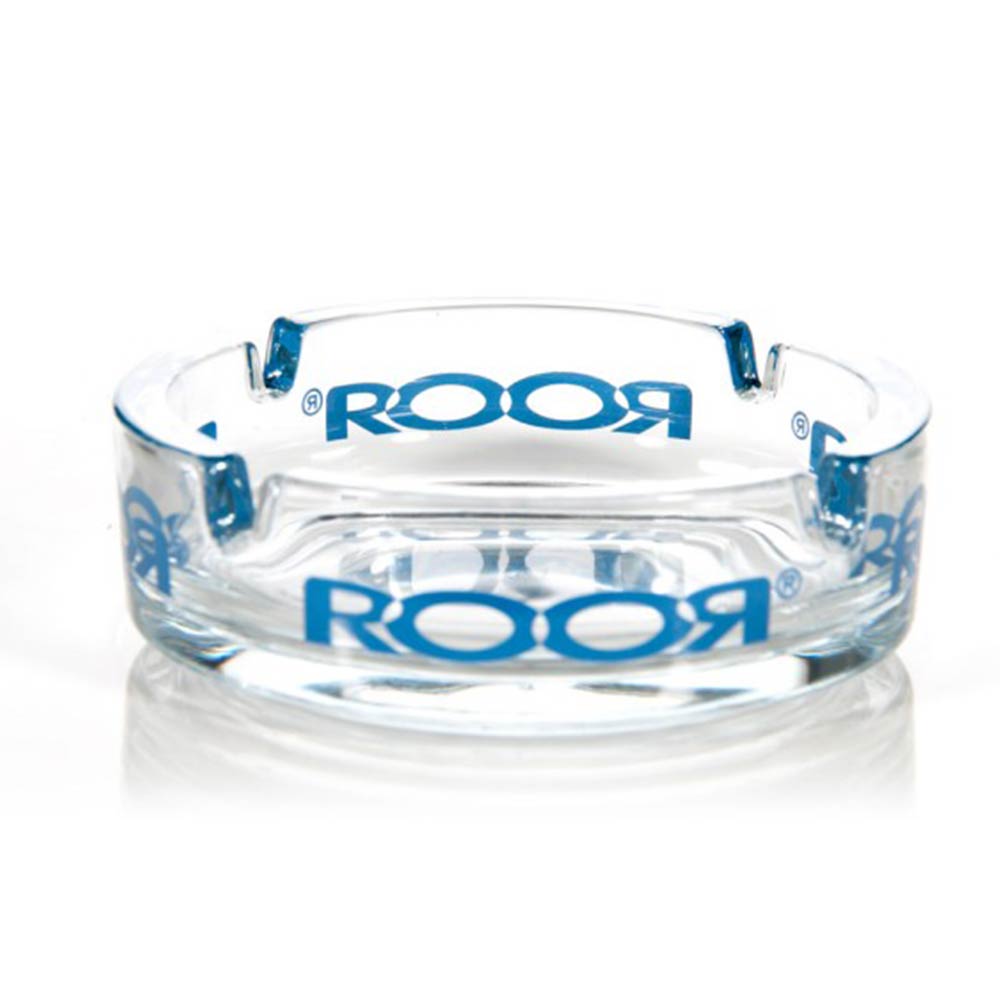 Roor Glass Ash Tray Blue