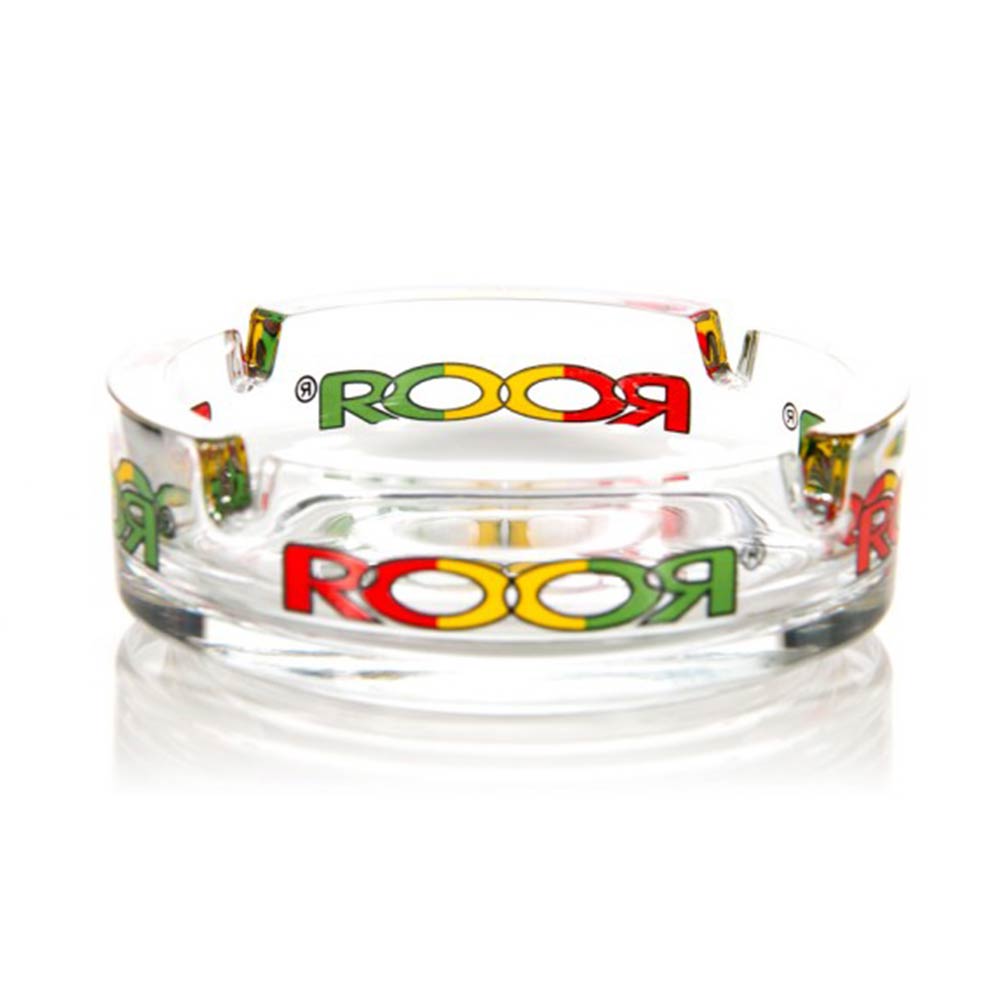 Roor Glass Ash Tray Rasta