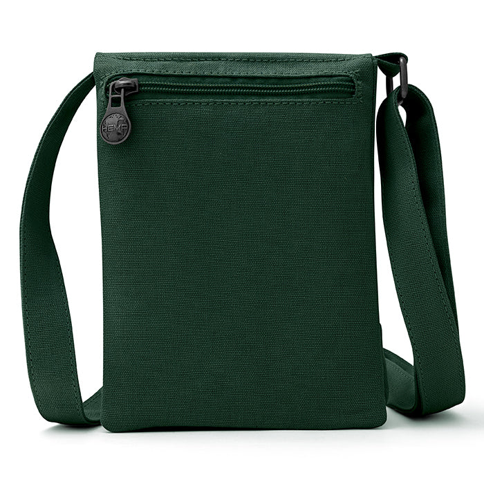 Travel Shoulder Bag By Sativa Hemp Bags Dark Green