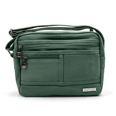 Hemp Smart Shoulder Bag By Sativa Bags Dark Green