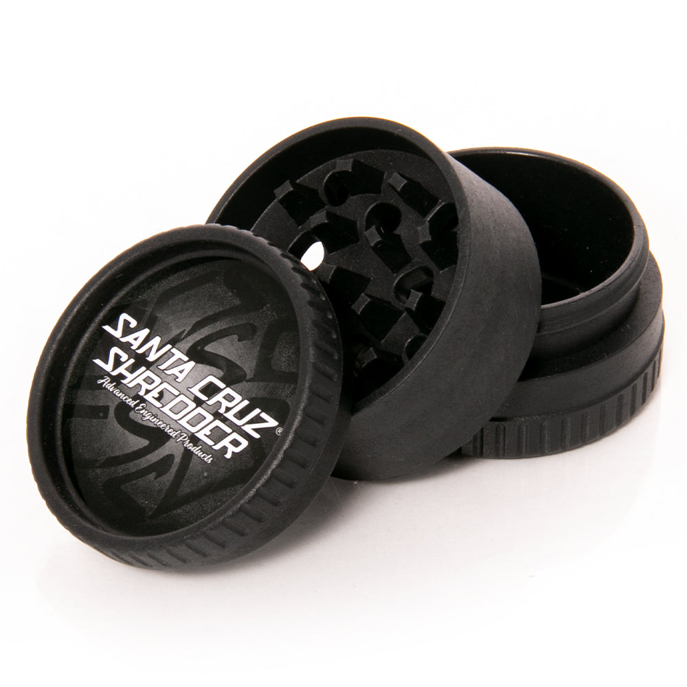 Santa Cruz Shredder Hemp Grinder 3 Piece Black X1