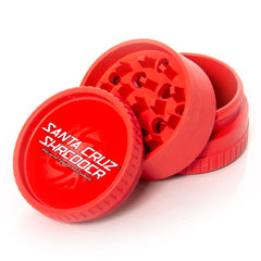 Santa Cruz Shredder Hemp Grinder 3 Piece Red X1