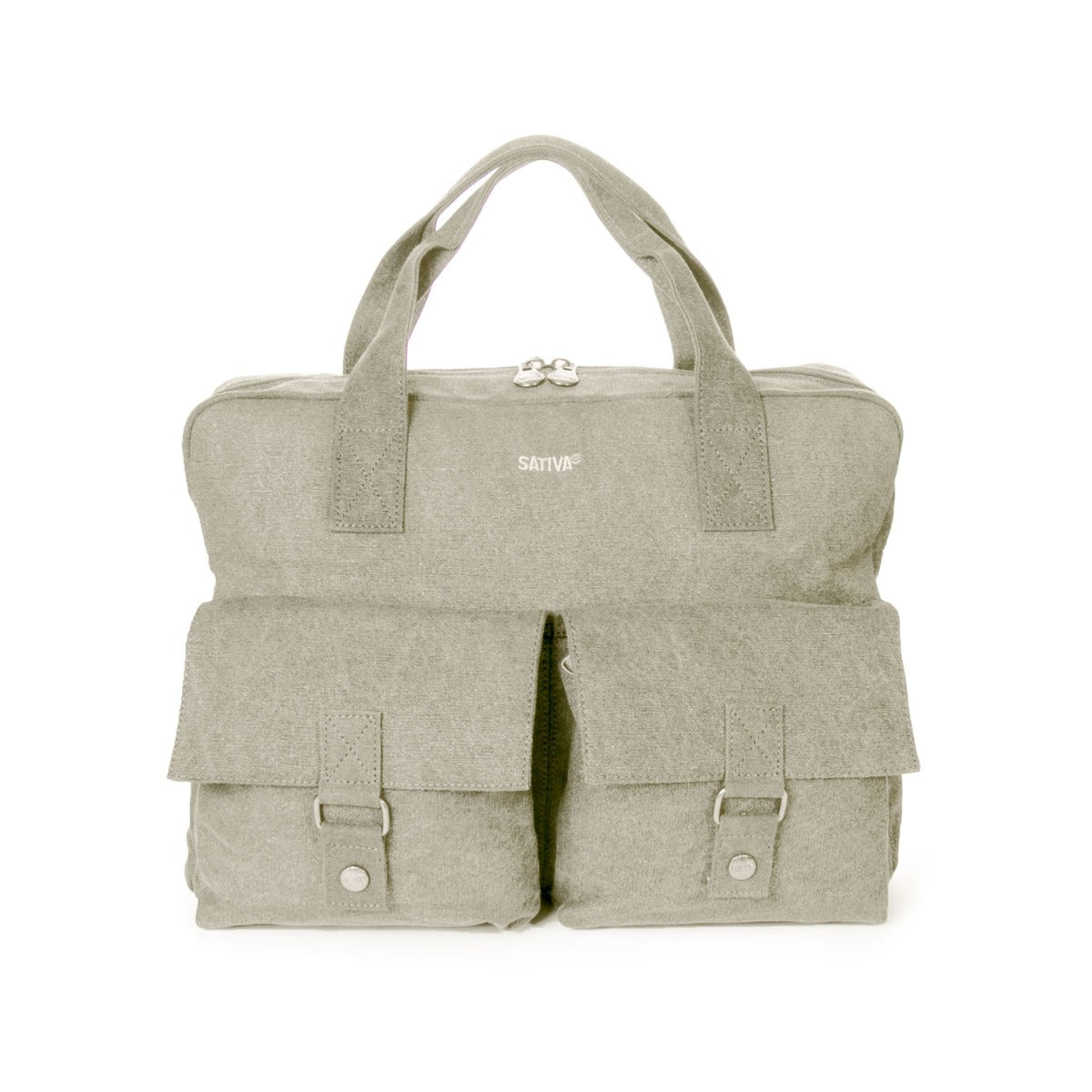 Hemp Large City Messenger Bag Clearance Style By Sativa Bags Ice