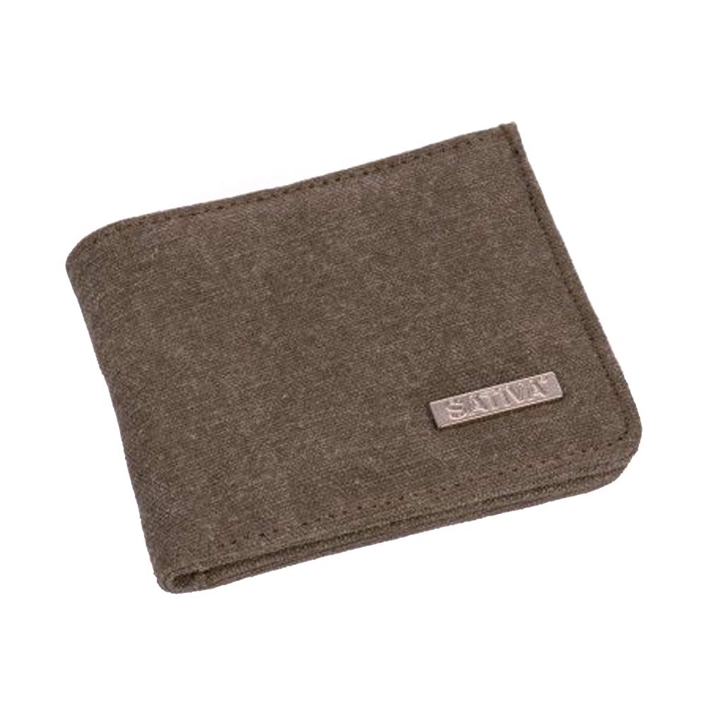 Flat Wallet By Sativa Hemp Bags Khaki