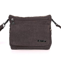 Hemp Day Tripper Shoulder Bag By Sativa Bags Grey