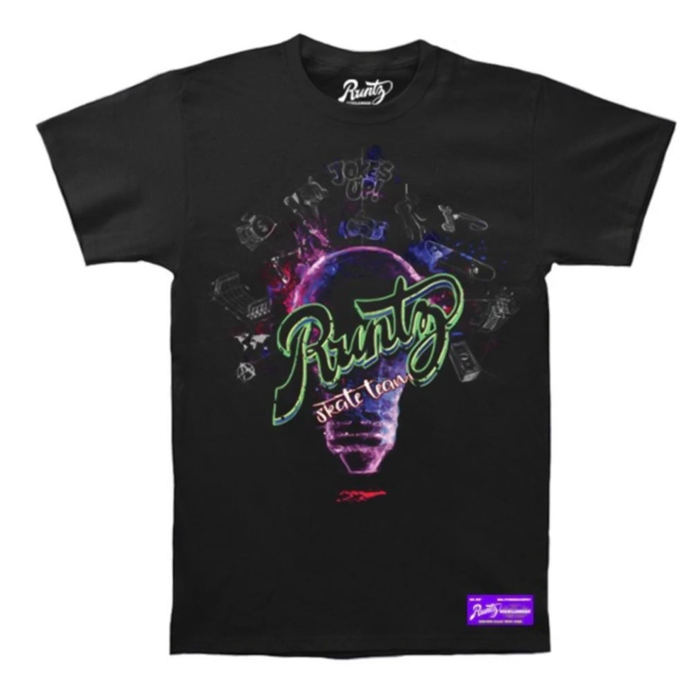 Skate Team T Shirt By Runtz Black X Large