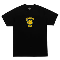 The Smokers Club Logo T Shirt Black Small