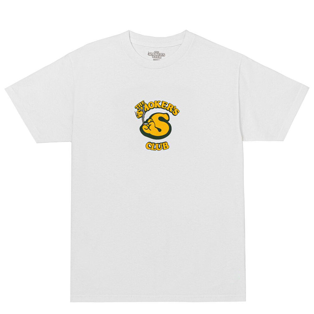 The Smokers Club Logo T Shirt White Medium