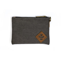 The Mini Broker Canvas Collection Pocket Stash Bag Ash