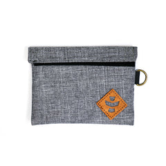 The Mini Confidant Nylon Collection Pocket Stash Bag Crosshatch Grey