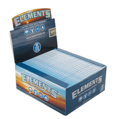 Elements King Size Rice Rolling Papers Ultra Thin 50Pcs