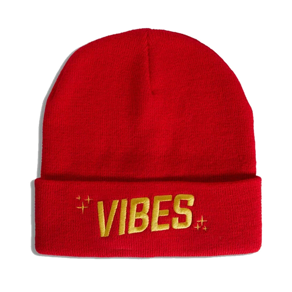 Beanie Hat By Vibes Red