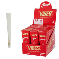 Vibes Cones Coffin Pack 1 Size Hemp Red 3Pcs