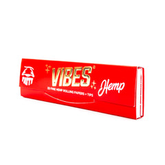 Vibes Fatty Rolling Papers With Tips In Hemp