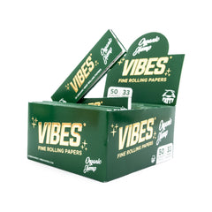 Vibes Fatty Rolling Papers In Organic Hemp 50Pcs