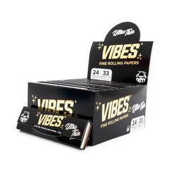 Vibes King Size Fatty Papers With Tips Ultra Thin 24Pcs