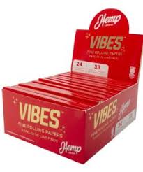 Vibes Hemp King Size Slim Papers with Tips