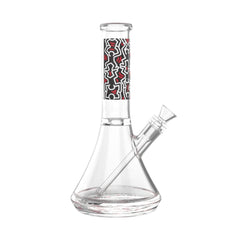Multi Colour Glass Water Pipe By Keith Haring